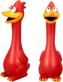 1 Pcs Horse Toys Latex Squeaky Squeeze Chicken Squeak Turkey Balls for Play Fake Screaming Chicken Toys for Horses Soccer Ball for Reduce Separat